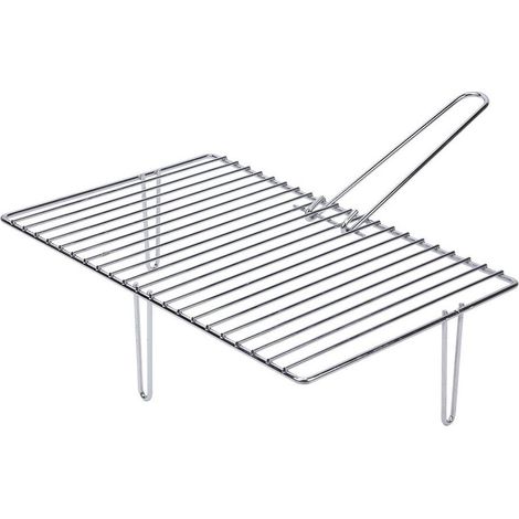 Griglia Zincata con 3 Gambe per Caminetti 46,6x28cm