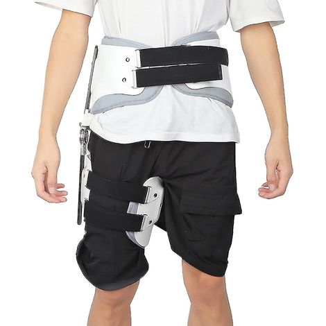 Orthèse d'abduction de la hanche Health Gear, soutien articulaire de la hanche, corset stabilisateur de hanche, protection post-opératoire pour la hanche, l'aine et les cuisses. (1/5)