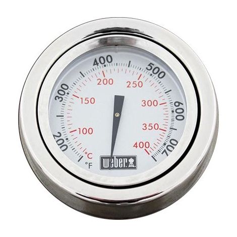 Support de thermomètre barbecue – Accessoire de cuisson en acier inoxydable – Compatible Weber Genesis II – Installation facile