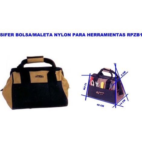 Mallette à outils en nylon SIFER RPZB1