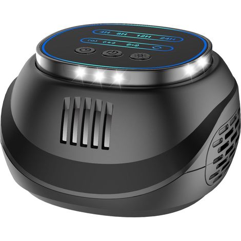 Repelente ultrasónico para ratones y ratas - Repelente de insectos con 4 modos - Repelente de ratones de 360 grados - Previene y repele ardillas, ratas y ratones (Negro) (1/5)