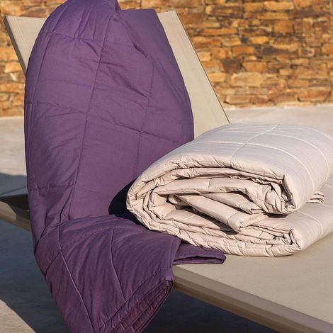 Housse de Couette Coton Lavé, 240cm x 260cm Taille, Figue