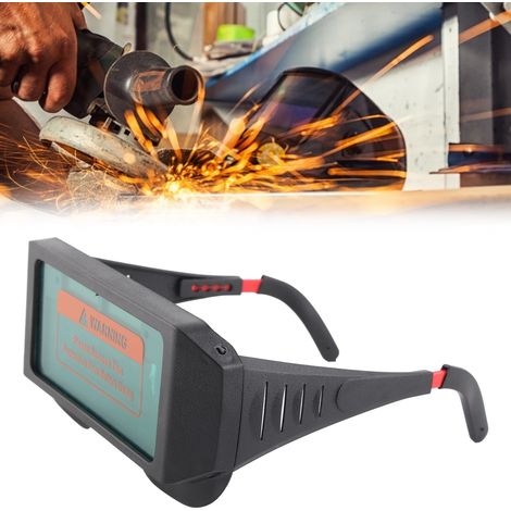 Lunettes de soudage YZ07, lunettes de protection pour soudage à l'arc argon à changement optique entièrement automatique, lunettes spéciales pour soudeur contre la forte lumière optique. (1/5)