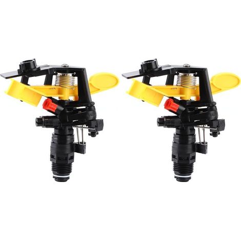 2 Pièces Filetage Mâle G1/2 Arroseur Rotatif de Jardin Pelouse Pulvérisateur Irrigation (1/5)