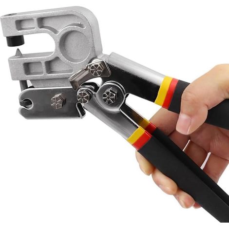 Pince à sertir en métal, outil à main pour cloison sèche, Chrome,  Pince à sertir pour cloison sèche, Pliers (1/5)