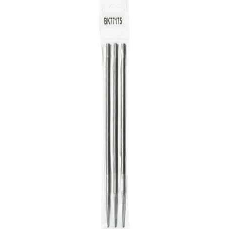 Set di 3 lime per affilare la catena della sega circolare 200x5,6 mm Breckner Germany