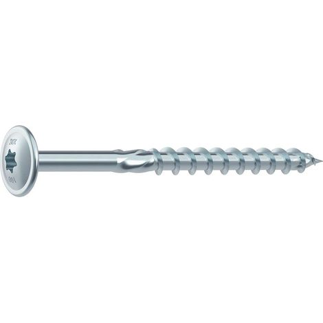 Vis bois HECO-TOPIX -TelKo- TDrive TD 8,0x120 zingué Filetage total (Par 50) (1/5)
