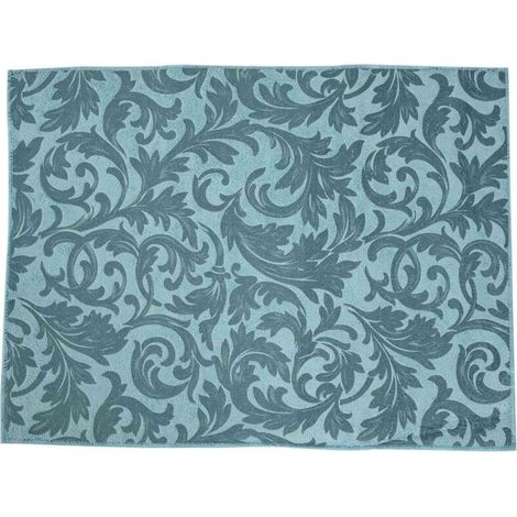 Paquet de 2 Tapis SéChage Vaisselle Absorbant Lavables en Machine pour Comptoir Cuisine Grand (Vigne Bleue)