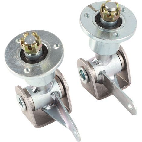 Roulement de moyeu de roue avant à 3 goujons de 17 mm, bride de fusée de direction pour pneus de 5 pouces, karting, quad, VTT (1/4)