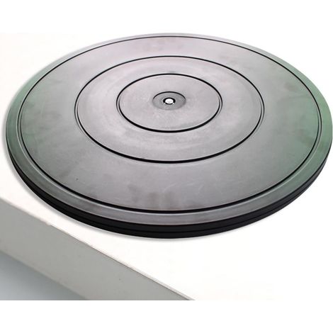 Sollbry Plato giratorio universal de 40 cm, giratorio de 360 grados, soporte giratorio para TV, tocadiscos giratorio para esculturas, plantas, portátiles, monitores y plataforma giratoria.