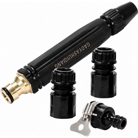 Pistolet à Eau Haute Pression 5 en 1 - 3000 PSI - pour Lavage Auto, Arrosage du Jardin et Nettoyage Extérieur, Robuste (1/5)