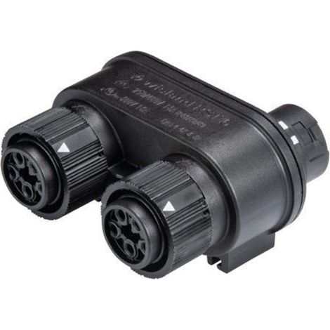 Wieland Electric 46.050.1253.1 Rundstecker Verteiler Gesamtpolzahl: 4 + PE Serie (Rundsteckverbinde
