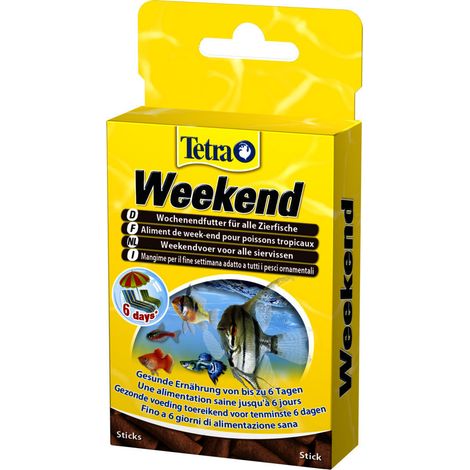 WEEKEND alimentation pour poissons tropicaux 20 sticks - Tetra