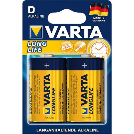 Varta Batteria Longlife Extra Mono/D/Lr20 Pacchetto Di 4, 1,5V (A 10)