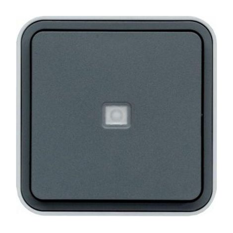 Interruptor Hager 3250617170239 gris 76mm x 76mm
