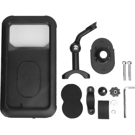 Support étanche pour téléphone vélo, réglable et compatible écran tactile TPU, pour moto et bicyclette. (1/5)