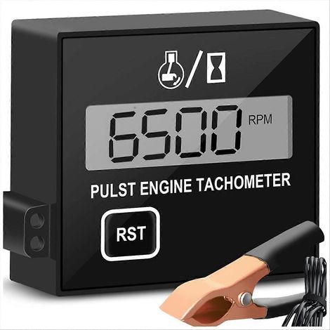 Compte-tours numérique pour tronçonneuse, compte-tours pour petits moteurs, affichage numérique, compteur de vitesse à impulsions pour moto (Électronique)