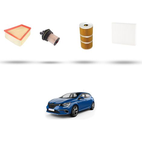 Kit tagliando 4 filtri compatibile con Renault Megane IV 1.5 DCI 81kw dal 2015 (1/5)