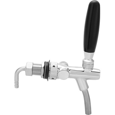 Tireuse à bière en inox chromé, robinet ajustable G5/8 pour bar à domicile, argent, bec verseur robuste (1/5)