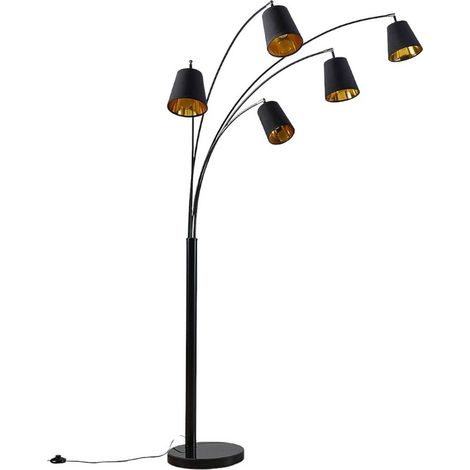 Floor Lamp 'Tinne' made of Textile for Living Room & Dining Room (1/5)