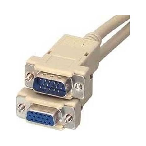 Cable vga 5m male femelle