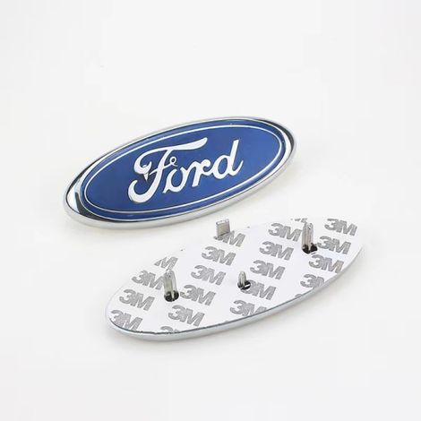 ny stil Ford Badge Oval Blå/krom 145x 60mm Fram/bak Emblem Focu