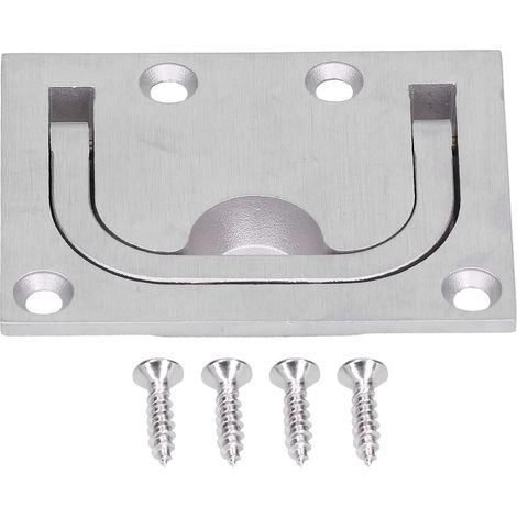 Poignée de boucle de yacht de plancher de, acier inoxydable intégré à traction bouton de levage plat (1/5)