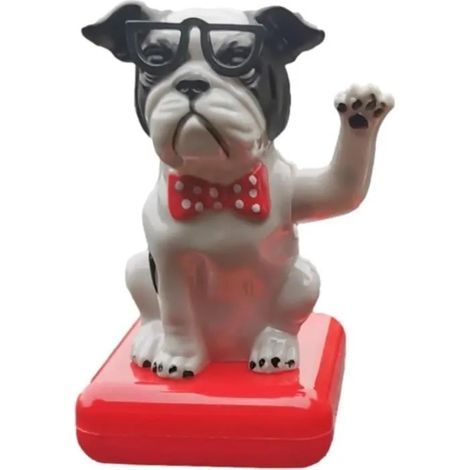 Danse Solaire, Chien Animal Dansant Solaire, Jouet de Danse Solaire pour Bureau et Voiture Décoration, Agitant Figurine de Chien (1/4)