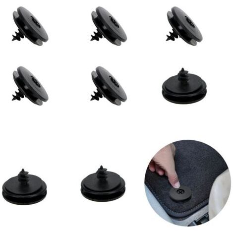 Clips De Fixation Tapis De Sol Voiture,Ispchen 8pcs Clip Tapis De Sol Voiture Clip Universel Pour Tapis De Voiture Supports De Fixation Pour Tapis Antidérapants Clip Tapis De Sol Voiture(8 Pcs)