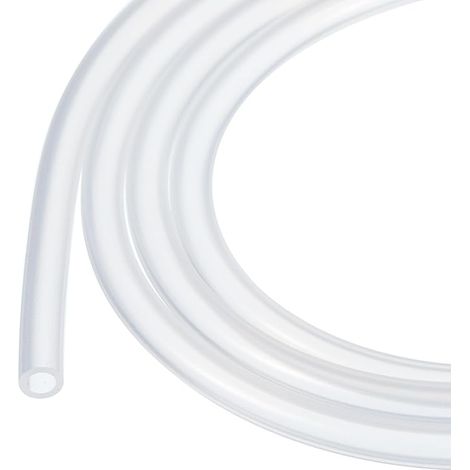 2 Meter 6.6 Feet Silicone Tube with One ID 3mm and 4mm OD Clear (1/4)