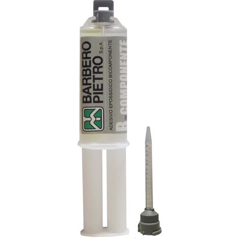 SIRINGA COLLA ADESIVO BICOMPONENTE 25 ML EPOSSIDICA SALDA TUTTO RAPIDO 5 MINUTI