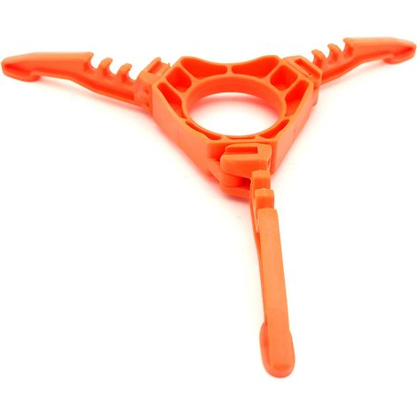 Support de Réchaud à Gaz Pliant pour Randonnée et Camping, Trépied Réglable pour Bouteille de Gaz Portable (1/2)