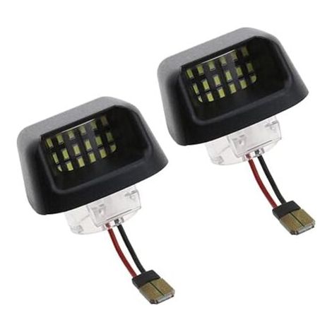 1 paire de feux de plaque d'immatriculation arrière 18 LED 26510 ZP50A 6500K 12V, compatibles avec Navara D40 2004-2020 Armada Titan Xterra (1/5)