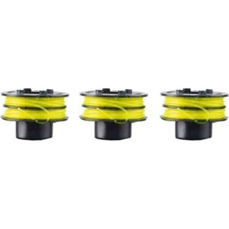RYOBI Lot de 3 bobines double fil diamètre 1.2mm RAC119