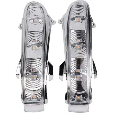 LED-Blinkerspiegel für Mercedes W215/W220 (1999–2003) – klare Linse – einfache Installation