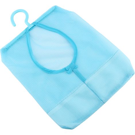 Cintre à pinces à linge avec crochet, filet suspendu mural pour rangement cuisine et salle de bain, organisateur de sac en maille, lot de 2, 50x35cm. (1/3)