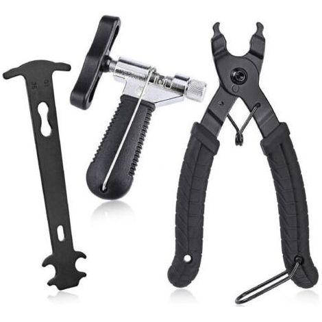 Pair Outil multifonction pour chaîne de vélo, pince à maillons + dérive-chaîne, modèle 3-en-1 (1/5)