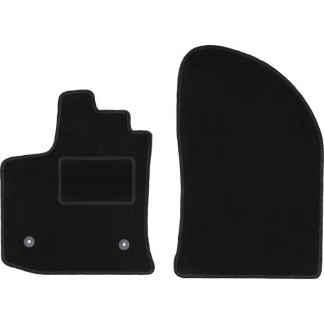 Tappetini anteriori per auto: Dacia Lodgy minivan (2012-) neri (1/5)