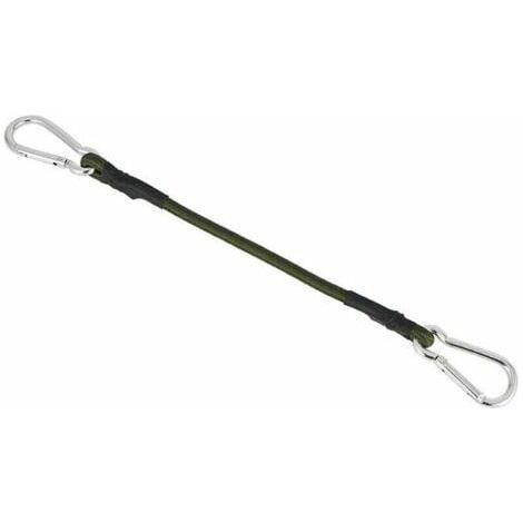 60cm Kit d'accessoires pour voile d'ombrage -tendeurs élastiques - Noir - Protection solaire - Fixation - Outils de montage,vert (1/4)