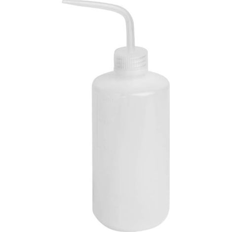 1 Bouteille de lavage, bec coudé long, plastique souple translucide, contrôle débit eau, pour plantes succulentes et tatouage (1/5)