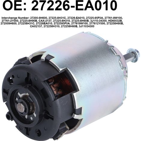 Gebläsemotor für Klimaanlage 27226 EA010, kompatibel mit Nissan X-Trail, Maxima, Navara – Ersatzteil (1/5)