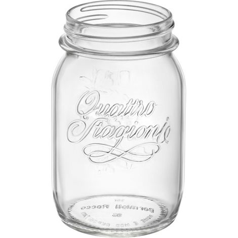 Bormioli BARATTOLO QUATTRO STAGIONI  Senza capsula Ø cm.  9x13,5 h cl. 50 6.00 pz