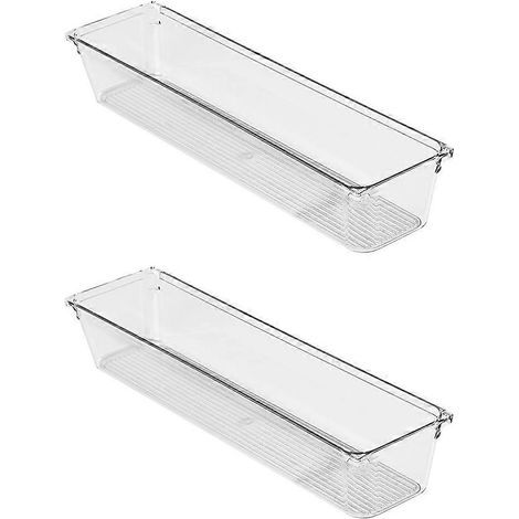 Bureau Organiseur Plateau Rangement Plastique Support Bureau Portable Accessoire Durable (1/5)