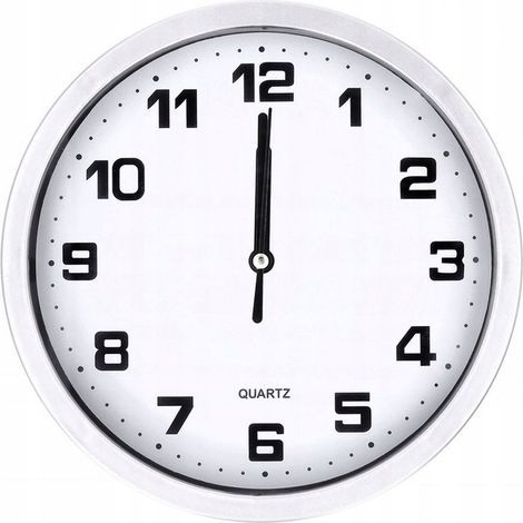 HORLOGE MURALE RONDE DIAMÈTRE 20CM COULEURS CUISINE MAISON