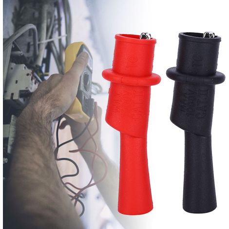 10 paires de pinces de test basse fréquence, pointes en acier inoxydable, pour testeur électronique (1/5)