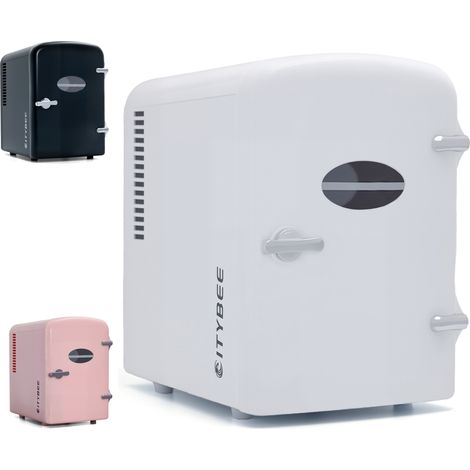 GBLY Mini Frigo Portatile Frigorifero Piccolo Elettrico Mantenimento Freddo e Caldo(Bianco)