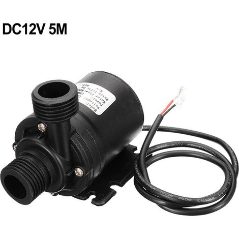 Pompe A Eau - Pompe A Membrane Autoamorçante 12 V 24 V - Débit Max 800 L H - Hauteur De Refoulement 5 M - Pour Aquarium Et Bassin - 1 Unite (1/5)