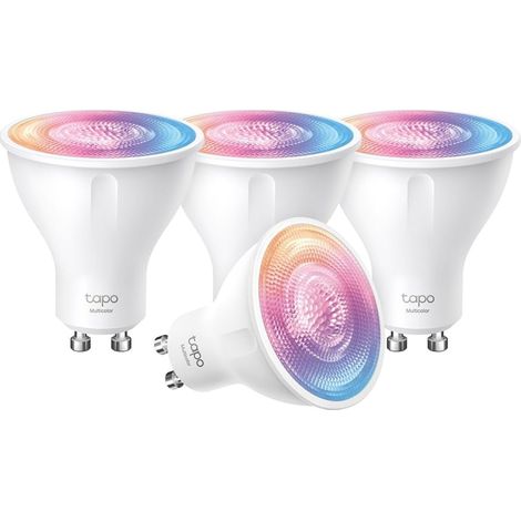Ampoule Connectée WiFi, Ampoule LED G10 Multicolore Dimmable 2200K-6500K, 350 Lumens, 3.7W équivalent à 50W, compatible avec et Google Home, Economie d'énergie, L630(4-pack)