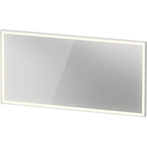 Duravit L-Cube Spiegel mit integrierter Beleuchtung, eckig,