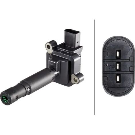 Bobine d'allumage Hella 5DA 358 000-111 MERCEDES-BENZ 0001502980 2504066